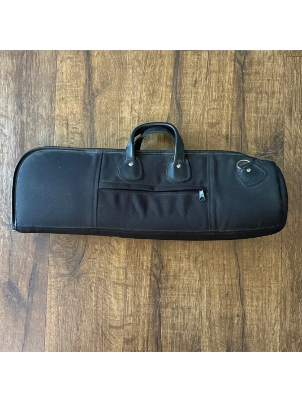 Vintage Reunion Blues Trumpet Canvas Case Padded Gig Bag Black with Shoulder Str